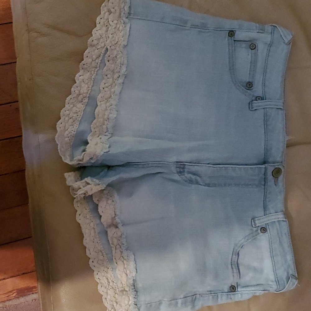 Denim shorts